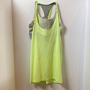 Lululemon Athletica Neon Yellow Tank Top